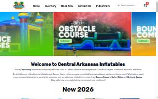 Central Arkansas Inflatables website