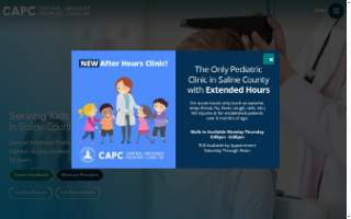 Central Arkansas Pediatric Clinic website