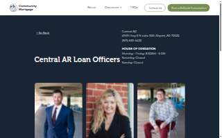 Community Mortgage- Central Arkansas website