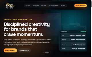 DNT Media website