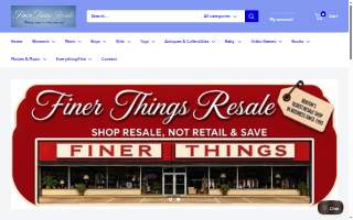 Finer Things Resale website