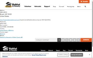 Habitat For Humanity Restore website