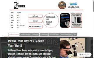 iRevive Phone Repair website