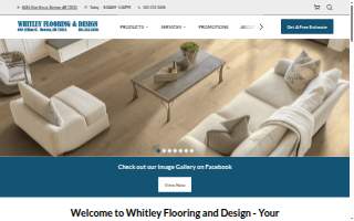 Whitley Flooring and Design website