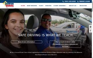 A 1 Thompson Driving School of Cabot website
