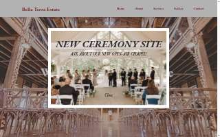 Bella Terra Estate website