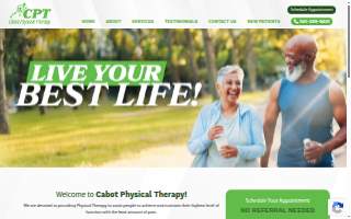 Cabot Physical Therapy website