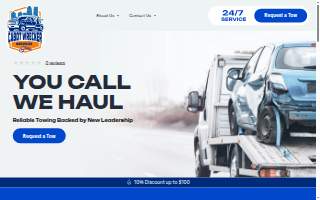 Cabot Wrecker Services Inc website