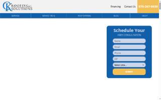 CK Roofing Solutions - Cabot website