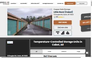 Copper Safe Storage of Cabot website