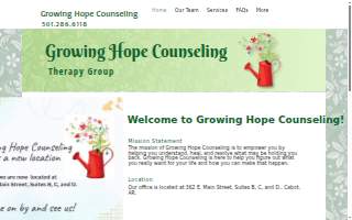 Growing Hope Counseling pllc website