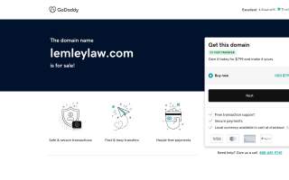 Lemley DWI & Criminal Defense Lawyers website
