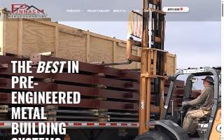 Pinnacle Structures Inc website