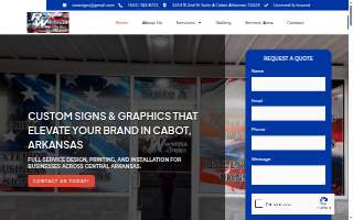 RaceWorld USA Signs and Graphics website