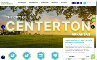 Centerton City Animal Services website