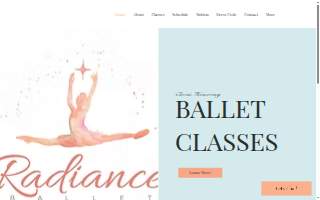 Radiance Ballet website