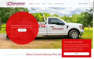 Central Arkansas Pest Services website