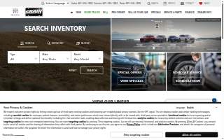 Crain Buick GMC of Conway website