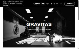 Gravitas Martial Arts website
