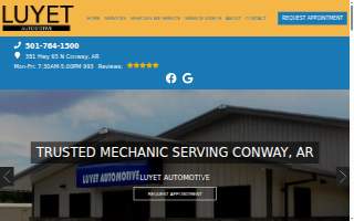 Luyet Automotive website