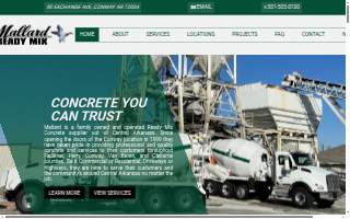 Mallard Ready Mix website