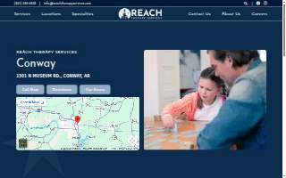 REACH Therapy Services website