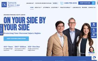 Taylor King Law of Conway website