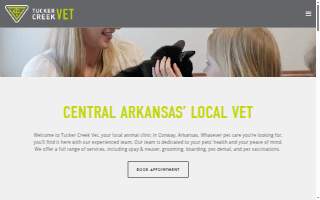 Tucker Creek Vet website