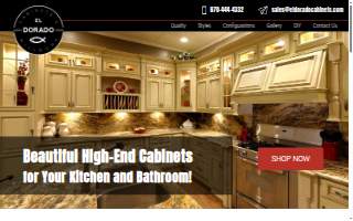 El Dorado Cabinets & Millwork website