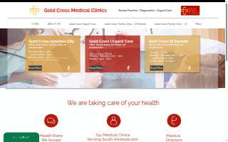 Gold Cross Urgent Care website