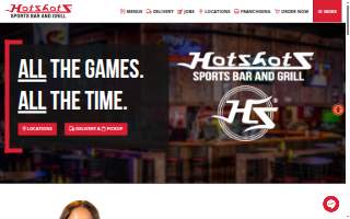 Hotshots Sports Bar & Grill of El Dorado website