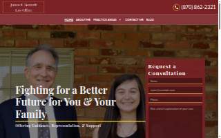 James B. Bennett Law Office website