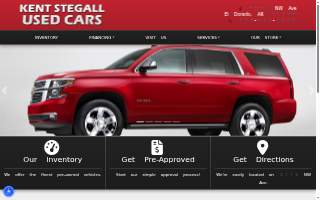 Kent Stegall Used Cars website