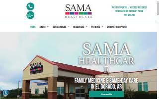 SAMA Healthcare of El Dorado website