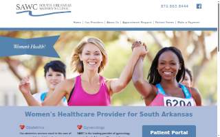 South Arkansas Women's Clinic website