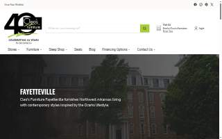 Cleo's Furniture of Fayetteville website