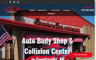 Country Club Auto Body website