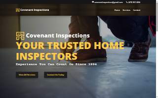 Covenant Inspections website
