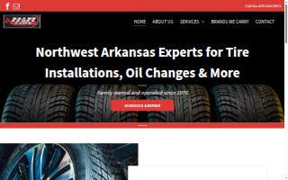 H & R Tire & Auto Inc website