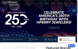 HPerry Jewelers website