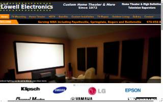 Lowell Electronics of Fayetteville website