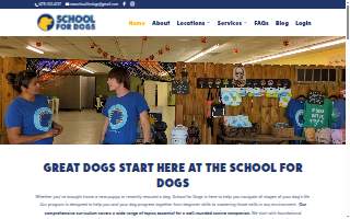 NWA School For Dogs of Fayetteville website