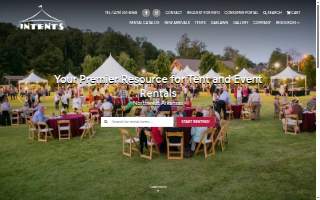 Party Rentals website