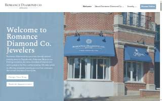 Romance Diamond Co. Jewelers website
