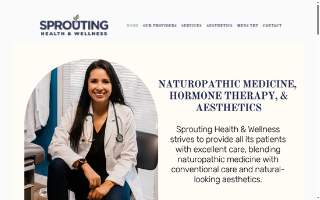 Sprouting Wellness website