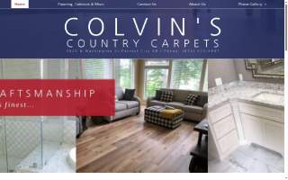 Colvin's Country Carpets website