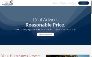 Affordable Legal Services website