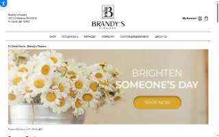 Brandy's Flowers website