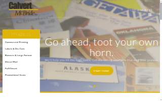 Calvert McBride Printing Inc. website