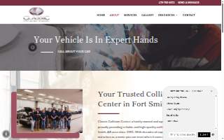 Classic Collision Center website